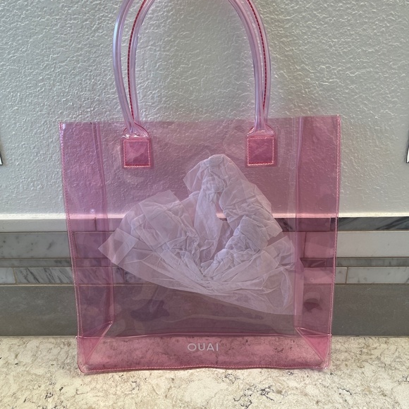 Pink Ouai Clear Tote bag - Picture 2 of 9